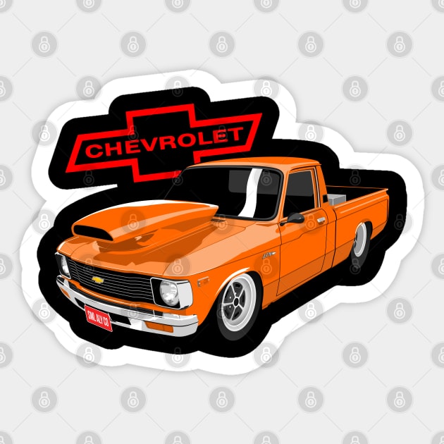 Chevy Sticker by small alley co